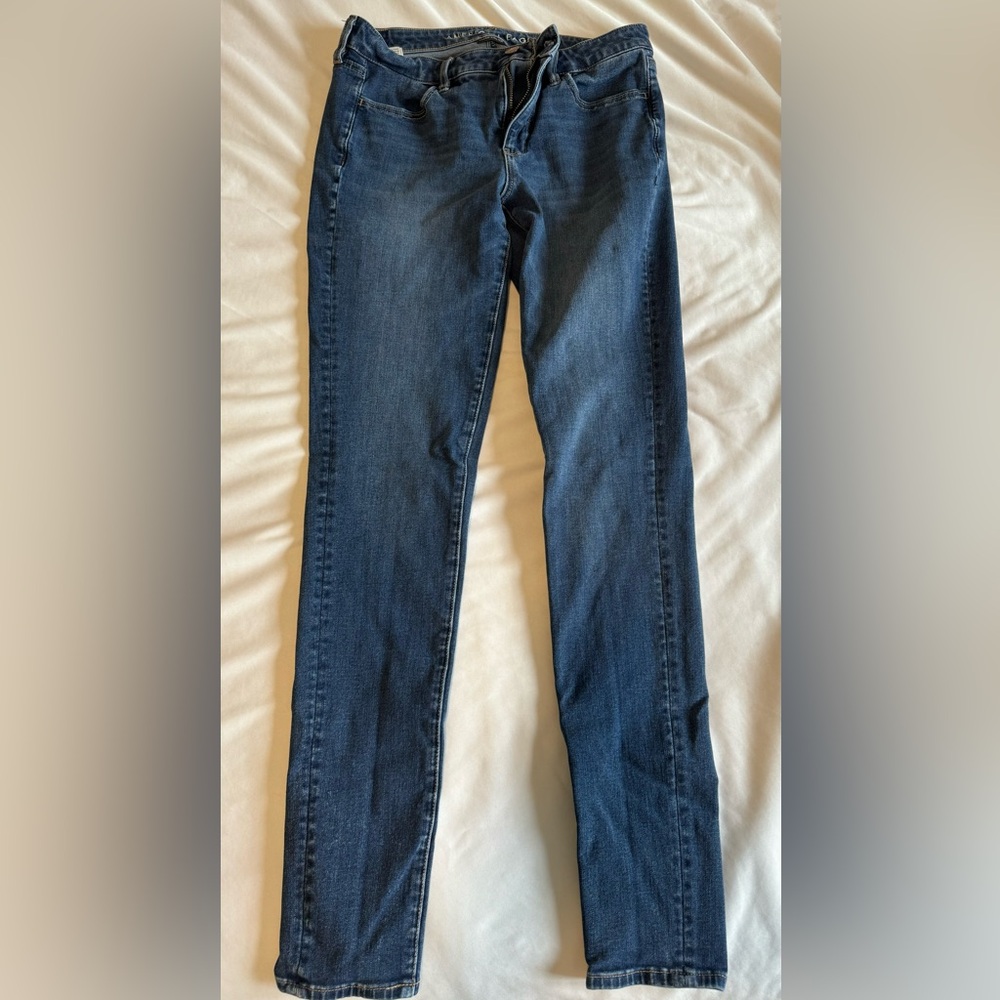 AE dark wash jeans